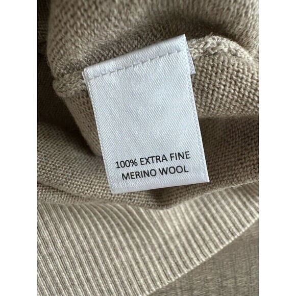 Daniel Cremieux Collection extra fine Wool Crewneck Sweater gray size large NWOT - Picture 8 of 11